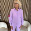 Mi Piace - Blouse Pofmouw - Lilac