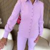Mi Piace - Blouse Pofmouw - Lilac