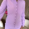 Mi Piace - Blouse Pofmouw - Lilac