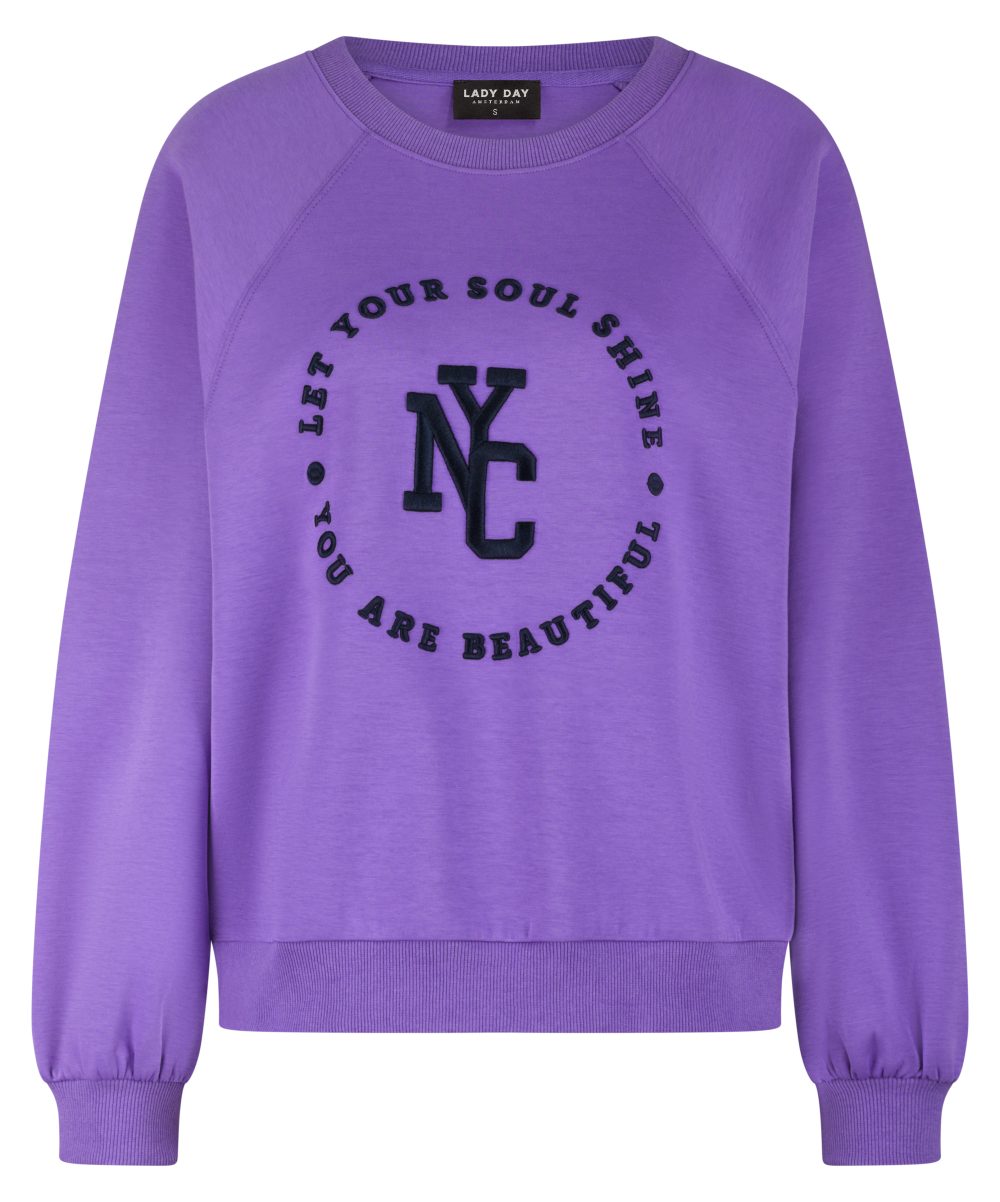 Lady Day - Joyce Sweater - Violet