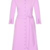Mi Piace - Jurk 3/4 Mouw - Lilac