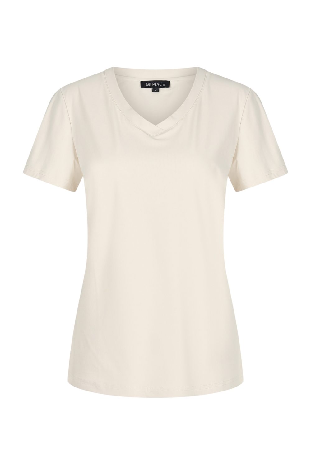Mi Piace - T shirt V Hals Korte Mouw - Kit