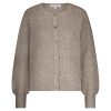 Red Button - Cardigan Ajour Sparkle - Truffle