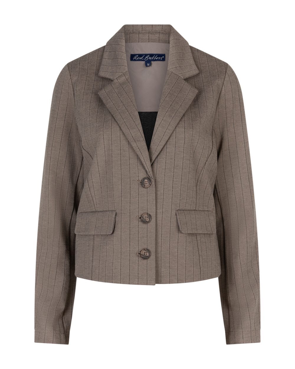 Red Button - Skipper Punta Pinstripe - Warm Taupe