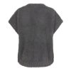 Red Button - Sleeveless Fuzzy - Lava