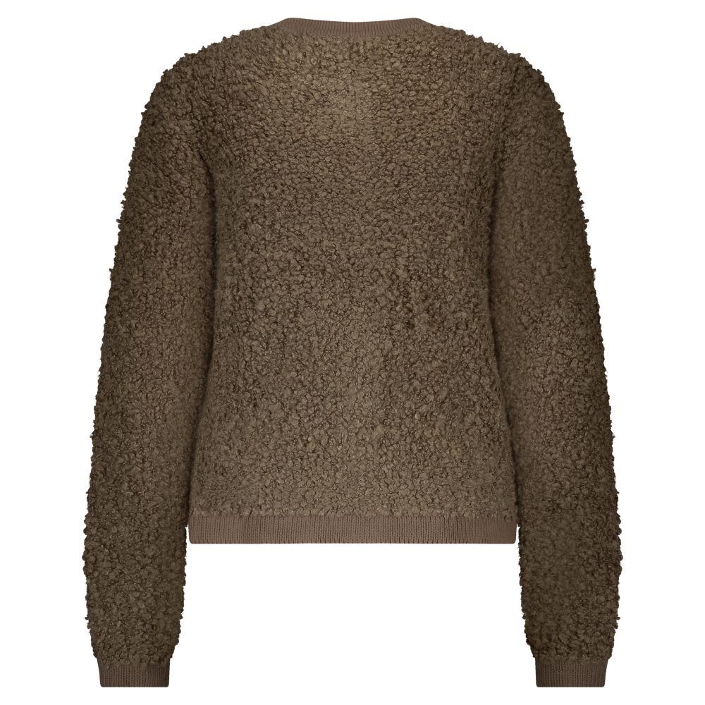 Red Button - Jacket Knit Boucle - Mud