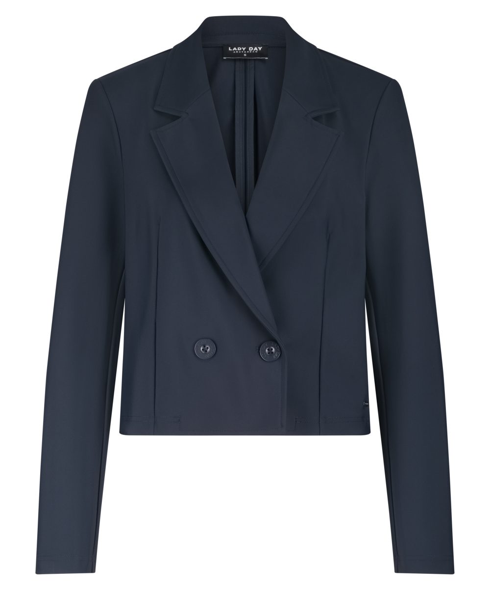 Lady Day - Sam bonded Blazer - Blue