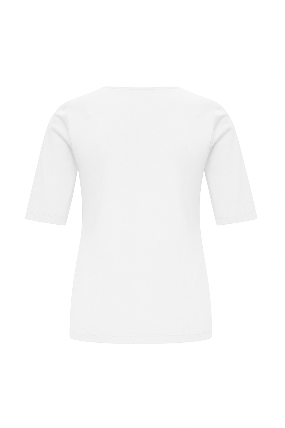 Mi Piace - T Shirt Square Neck - White