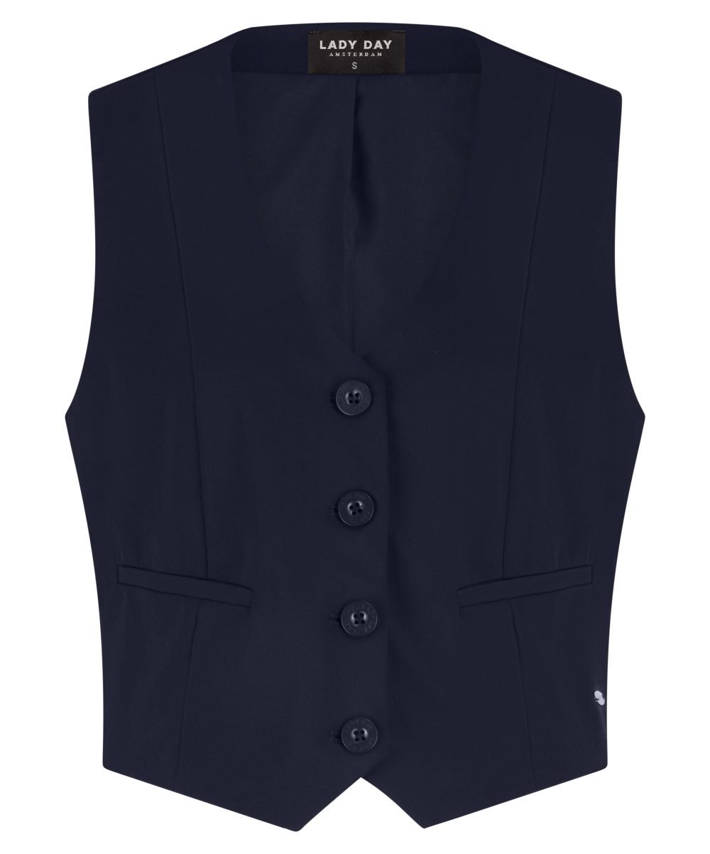 Lady Day - Vivienne Gilet - Blue