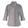 ZIP73 – Blouse Cut-Out Sparkling Grey