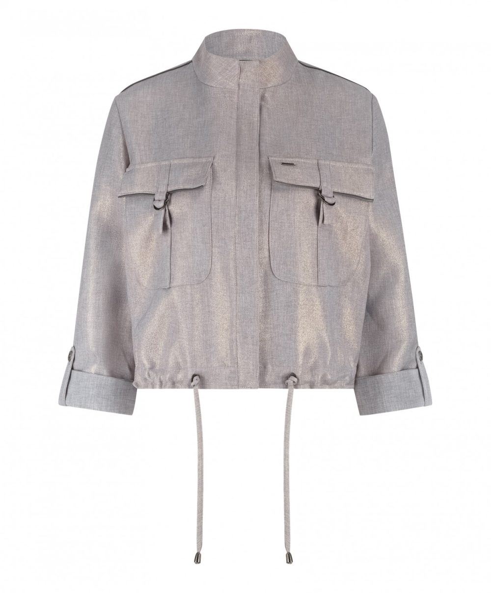 ZIP73 - Bomber Sparkling Grey