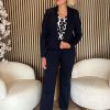 Lady Day - Chicago Punta Trousers - Blue