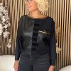 ZIP73 - Sweater Black/Metallic Gold