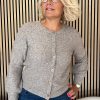 Red Button - Cardigan Ajour Sparkle - Truffle