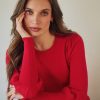 Lady Day - Tracy Sweater - Fiery red