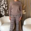 Zoso - Romee Trousers - Mocha-Navy