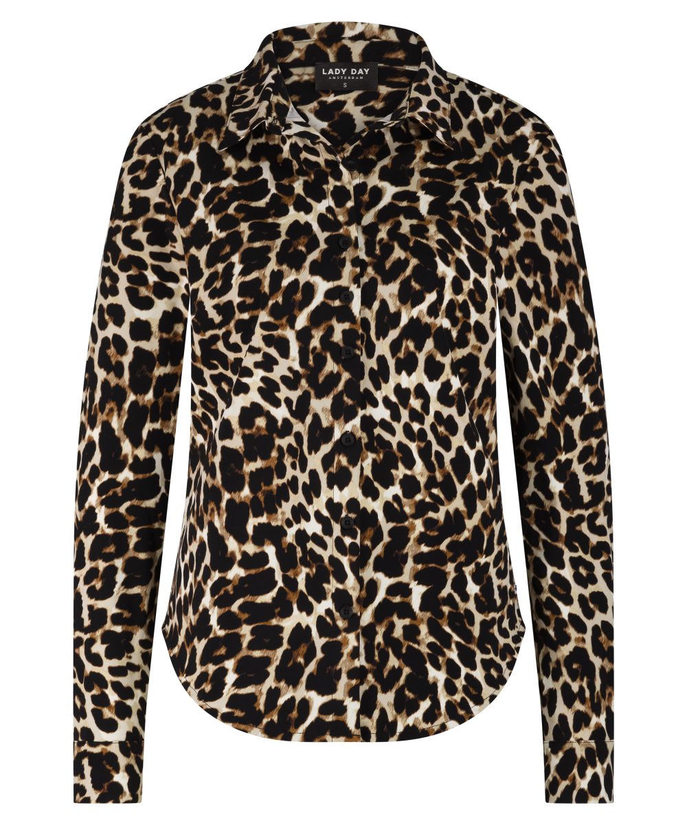 Lady Day - Annika Blouse - Leopard print