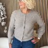 Red Button - Cardigan Ajour Sparkle - Truffle