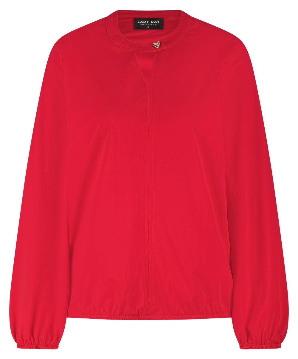 Lady Day - Belen Top - Fiery red