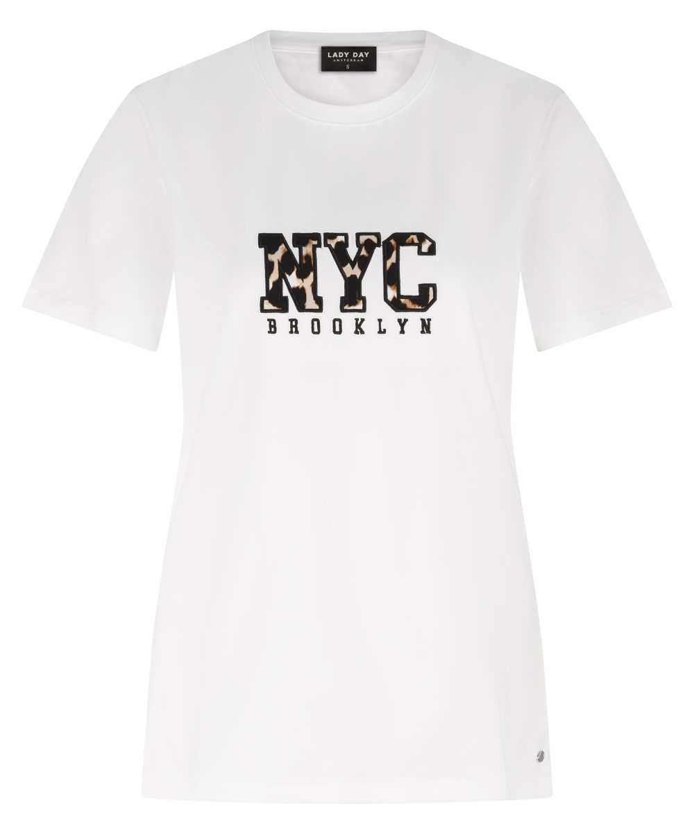 Lady Day - Brai T-shirt - Off white