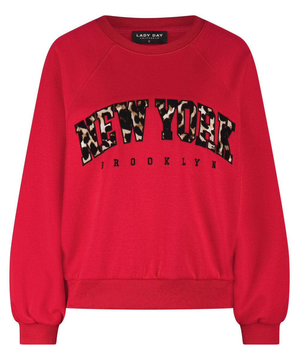 Lady Day - Elora Sweater - Fiery red