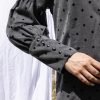 Kimara - Zara Blouse - Denim Dotted