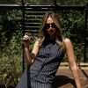 Kimara - Esmee Gilet - Dotted Pinstripe