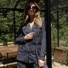 Kimara - Noah Blazer - Dotted Pinstripe