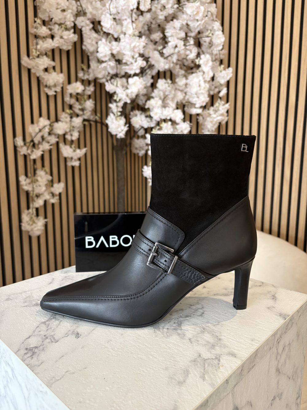 Babouche - Megan Enkellaarsjes - Black