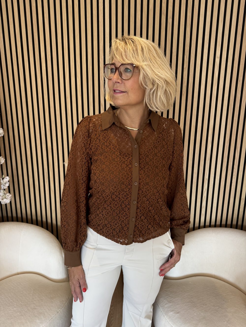 Kimara - Fabienne Blouse 2 - Cider Wood
