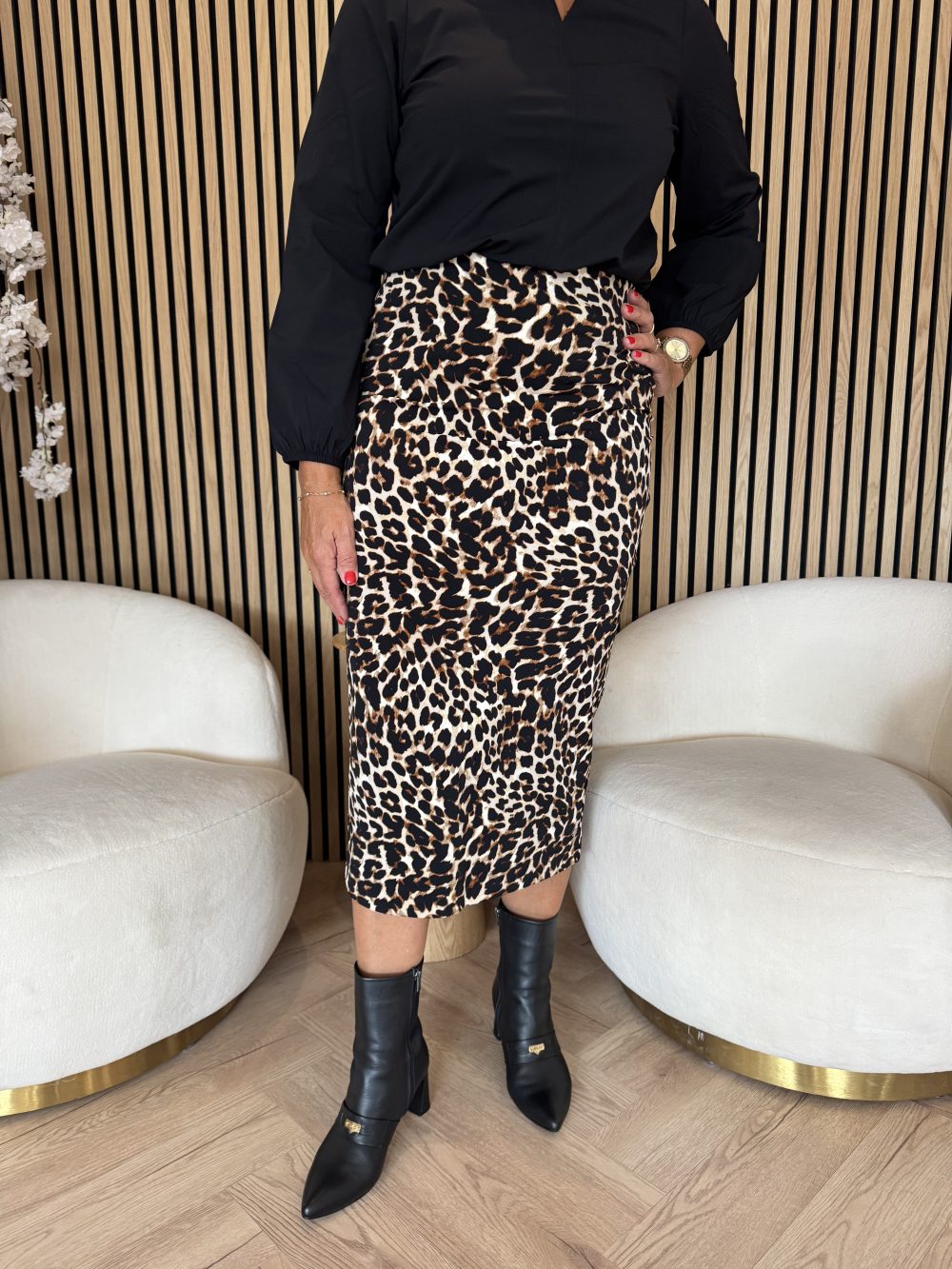 Lady Day - Rory Skirt - Leopard print