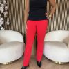 Lady Day - Poppy Trousers - Fiery red