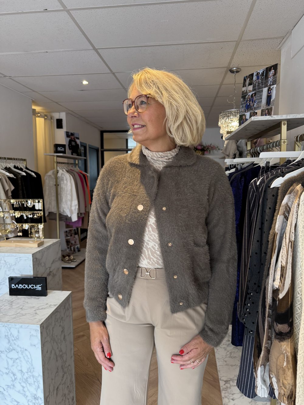Kimara - Bobby Cardigan - Ash Mist