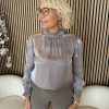 Kimara - Fea Blouse - Ash Mist