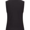 Mi Piace - Top Collar Ribbed - Black