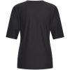 Mi Piace - Shirt V Neck Ribbed - Black