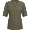 Mi Piace - Shirt V Neck Ribbed - Deep Depth