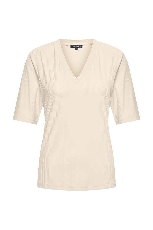 Mi Piace - Shirt V Neck Ribbed - Kit