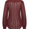 Mi Piace - Blouse Lace - Burgundy