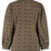 Lady Day - Mary Blouse - Herringbone print