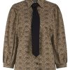 Lady Day - Mary Blouse - Herringbone print
