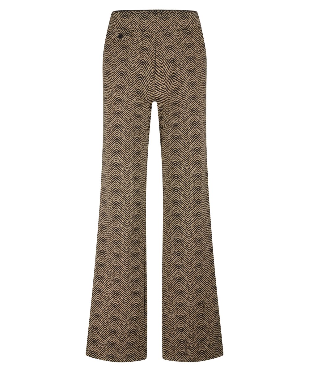 Lady Day - Milana Trousers - Herringbone print