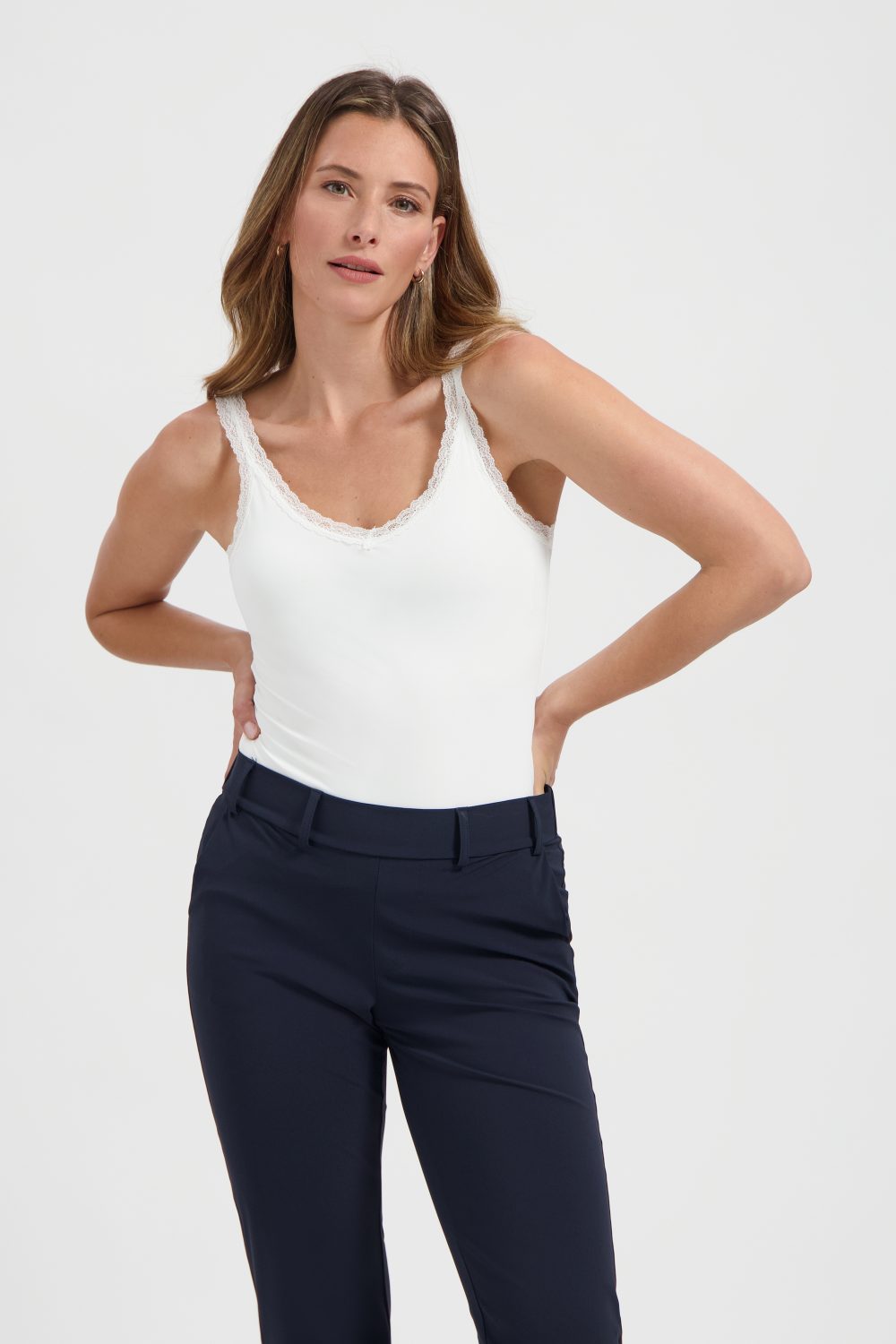 Lady Day - Top Lacy - Off White