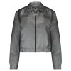 Red Button - Bomber Metallic - Grey