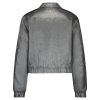 Red Button - Bomber Metallic - Grey