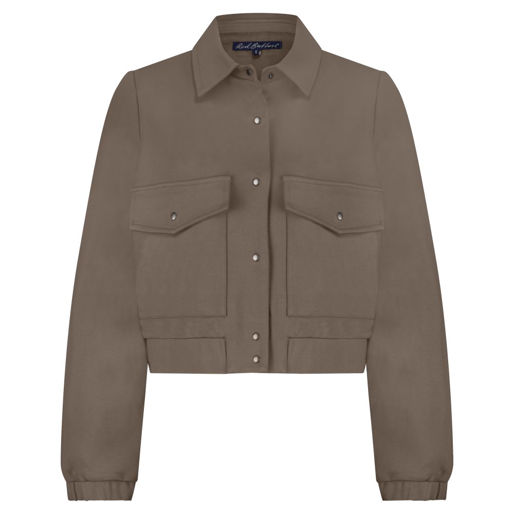 Red Button - Bomber JKT Punta - Warm taupe