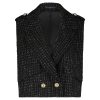 Red Button - Skipper Sleeveless Boucle - Black