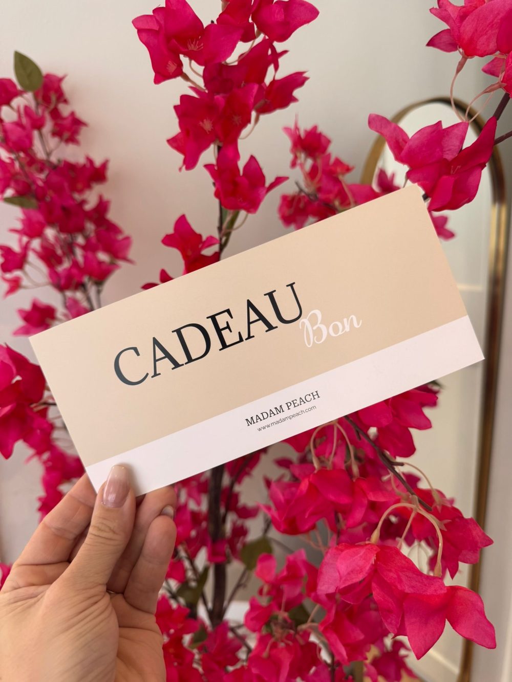 Madam Peach - Cadeaubon - Waarde na keuze