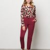 &Co Woman - Venna Faded Small - Wine Red multi