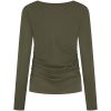 Lady Day - Arly-V Top - Dark Olive